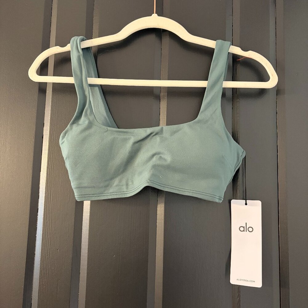 Alo Softsculpt Precision Bra – Clover Green – NWT – Size S - Picture 2 of 4